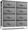 Sorbus Extra Wide Dresser Organizer With 8 Drawers - Large Storage Furniture for Bedroom, Hallway, Living Room, Nursery & Closet